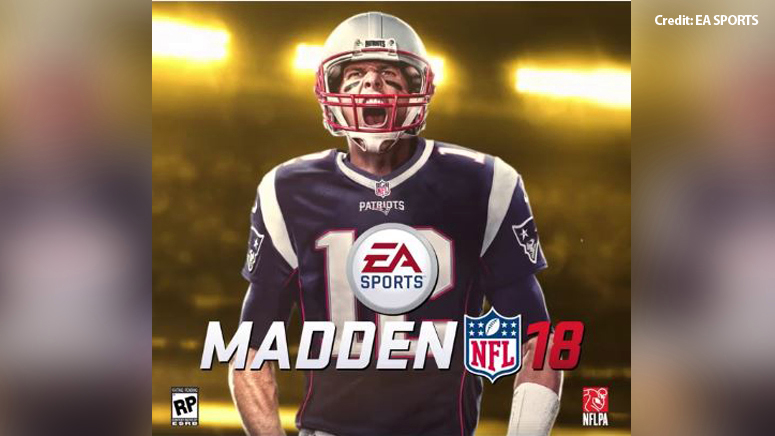 Tom Brady en la portada de Madden 2018 - Máximo Avance