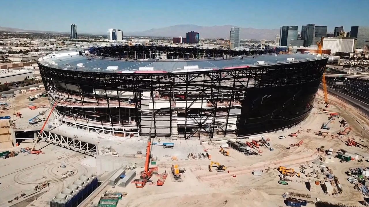 Construccion-del-Allegiant-Stadium - Máximo Avance