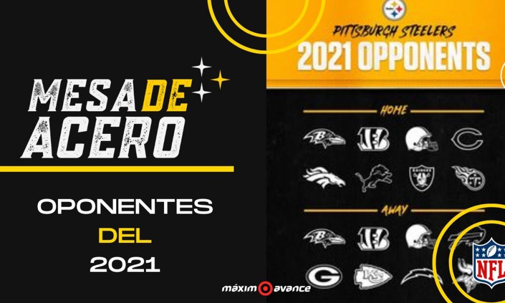 Calendario Steelers MESA DE ACERO Máximo Avance