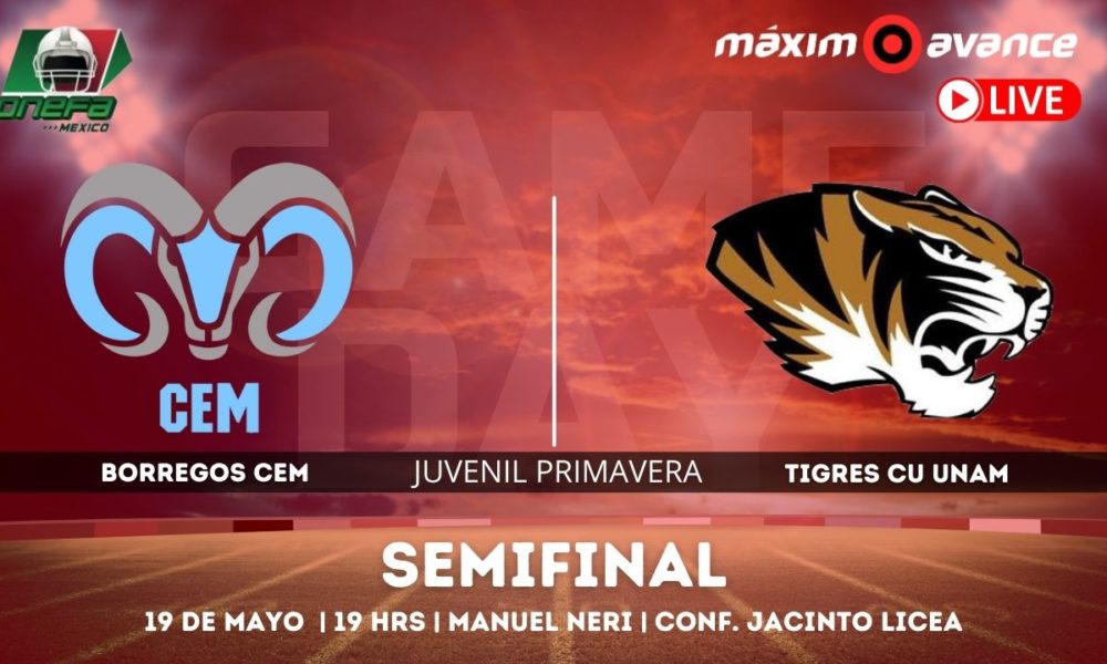 EN VIVO: Tigres Coacalco vs. Linces Rojo, Juvenil de Primavera, ONEFA 2023  - Máximo Avance
